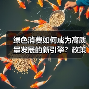 绿色消费如何成为高质量发展的新引擎？政策市场公众协同发力