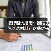 装修避坑指南:刮腻子怎么选材料?这些坑千万别踩(图2) 装修避坑指南:刮腻子怎么选材料?这些坑千万别踩(图2)
