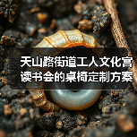 天山路街道工人文化宫读书会的桌椅定制方案(图4) 天山路街道工人文化宫读书会的桌椅定制方案(图4)