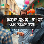 学习环境改善：图书馆休闲区隔断定制