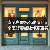 奇葩户型怎么改造?6个装修要点让你家更实用!(图2) 奇葩户型怎么改造?6个装修要点让你家更实用!(图2)