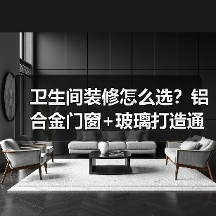 卫生间装修怎么选?铝合金门窗+玻璃打造通透舒适理想卫浴空间(图2) 卫生间装修怎么选?铝合金门窗+玻璃打造通透舒适理想卫浴空间(图2)