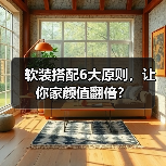 软装搭配6大原则,让你家颜值翻倍?(图2) 软装搭配6大原则,让你家颜值翻倍?(图2)