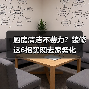 厨房清洁不费力?装修这6招实现去家务化(图2) 厨房清洁不费力?装修这6招实现去家务化(图2)