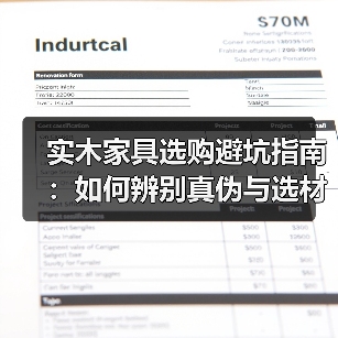 实木家具选购避坑指南:如何辨别真伪与选材技巧(图2) 实木家具选购避坑指南:如何辨别真伪与选材技巧(图2)