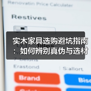 实木家具选购避坑指南:如何辨别真伪与选材技巧(图4) 实木家具选购避坑指南:如何辨别真伪与选材技巧(图4)