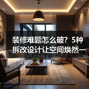 装修难题怎么破?5种拆改设计让空间焕然一新(图2) 装修难题怎么破?5种拆改设计让空间焕然一新(图2)