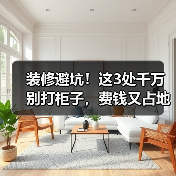 装修避坑!这3处千万别打柜子,费钱又占地方(图4) 装修避坑!这3处千万别打柜子,费钱又占地方(图4)