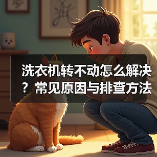 洗衣机转不动怎么解决？常见原因与排查方法详解