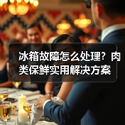 冰箱故障怎么处理?肉类保鲜实用解决方案(图1) 冰箱故障怎么处理?肉类保鲜实用解决方案(图1)