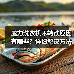 威力洗衣机不转动原因有哪些？详细解决方法教程