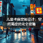 儿童卡座定制设计：空间高度优化全攻略（图2）