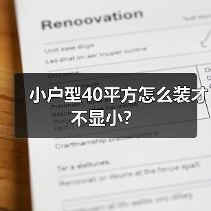 小户型40平方怎么装才不显小？