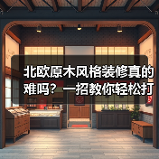 北欧原木风格装修真的难吗？一招教你轻松打造理想家