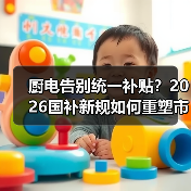 厨电告别统一补贴?2026国补新规如何重塑市场格局?(图3) 厨电告别统一补贴?2026国补新规如何重塑市场格局?(图3)