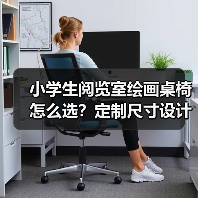 小学生阅览室绘画桌椅怎么选？定制尺寸设计全攻略（图3）