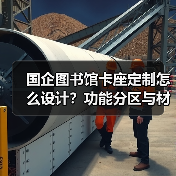 国企图书馆卡座定制怎么设计？功能分区与材质选择全解析（图2）