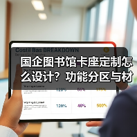 国企图书馆卡座定制怎么设计？功能分区与材质选择全解析（图4）