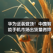 华为逆袭登顶！中国智能手机市场出货量微降