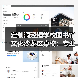 定制洞泾镇学校图书馆文化沙龙区桌椅：专业打造（图3）