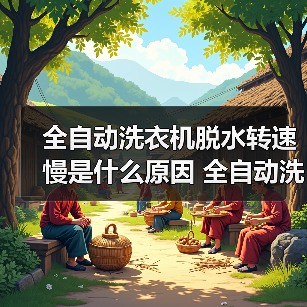 全自动洗衣机脱水转速慢是什么原因 全自动洗衣机脱水转速慢解决方法【详解】（图3）