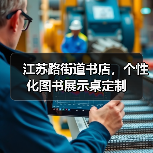 江苏路街道书店，个性化图书展示桌定制（图3）