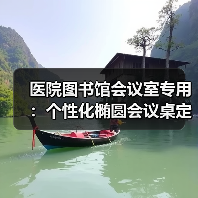 医院图书馆会议室专用：个性化椭圆会议桌定制服务（图3）
