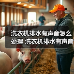洗衣机排水有声音怎么处理 洗衣机排水有声音解决方法【详解】