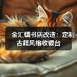 金汇镇书店改造:定制古籍风格收银台(图4) 金汇镇书店改造:定制古籍风格收银台(图4)