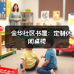 金华社区书屋:定制休闲桌椅(图1) 金华社区书屋:定制休闲桌椅(图1)