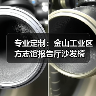专业定制：金山工业区方志馆报告厅沙发椅