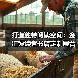 打造独特阅读空间：金汇镇读者书店定制展台与摆书台