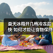 夏天冰箱开几档冷冻最快 如何才能让食物保持新鲜并加速冷冻【详解】