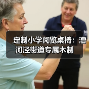 定制小学阅览桌椅：漕河泾街道专属木制