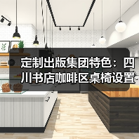 定制出版集团特色：四川书店咖啡区桌椅设置（图4）
