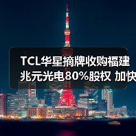 TCL华星摘牌收购福建兆元光电80%股权 加快LED全产业链垂直整合