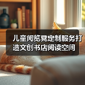 儿童阅览凳定制服务打造文创书店阅读空间