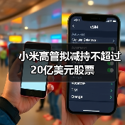 小米高管拟减持不超过20亿美元股票
