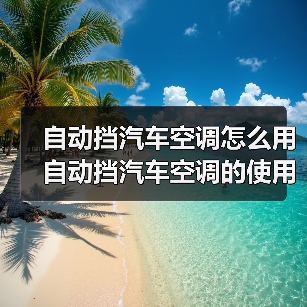 自动挡汽车空调怎么用 自动挡汽车空调的使用方法及注意事项【详解】（图2）