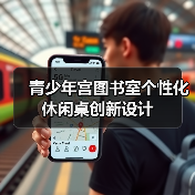 青少年宫图书室个性化休闲桌创新设计