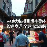 AI算力热潮引爆半导体设备赛道 全球市场规模持续攀升