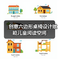 创意六边形桌椅设计赋能儿童阅读空间(图4) 创意六边形桌椅设计赋能儿童阅读空间(图4)