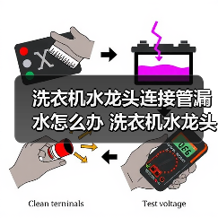 洗衣机水龙头连接管漏水怎么办 洗衣机水龙头连接管漏水解决方法【详解】(图4) 洗衣机水龙头连接管漏水怎么办 洗衣机水龙头连接管漏水解决方法【详解】(图4)