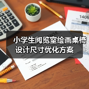 小学生阅览室绘画桌椅设计尺寸优化方案(图4) 小学生阅览室绘画桌椅设计尺寸优化方案(图4)
