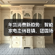 年货消费新趋势:智能家电走俏县镇,团圆场景带动“暖心经济”(图3) 年货消费新趋势:智能家电走俏县镇,团圆场景带动“暖心经济”(图3)