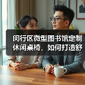 闵行区微型图书馆定制休闲桌椅，如何打造舒适阅读空间？（图1）