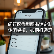 闵行区微型图书馆定制休闲桌椅，如何打造舒适阅读空间？