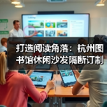 打造阅读角落:杭州图书馆休闲沙发隔断订制(图4) 打造阅读角落:杭州图书馆休闲沙发隔断订制(图4)