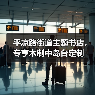 平凉路街道主题书店，专享木制中岛台定制