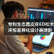 专利生态真皮床6D松木床板差异化设计高端卧室家具